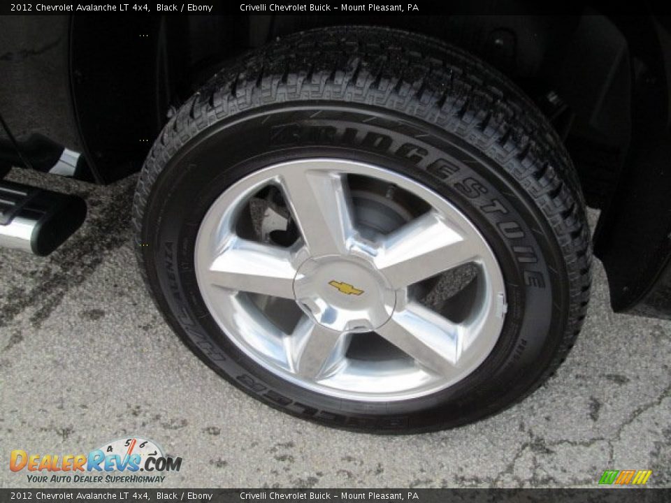 2012 Chevrolet Avalanche LT 4x4 Black / Ebony Photo #5