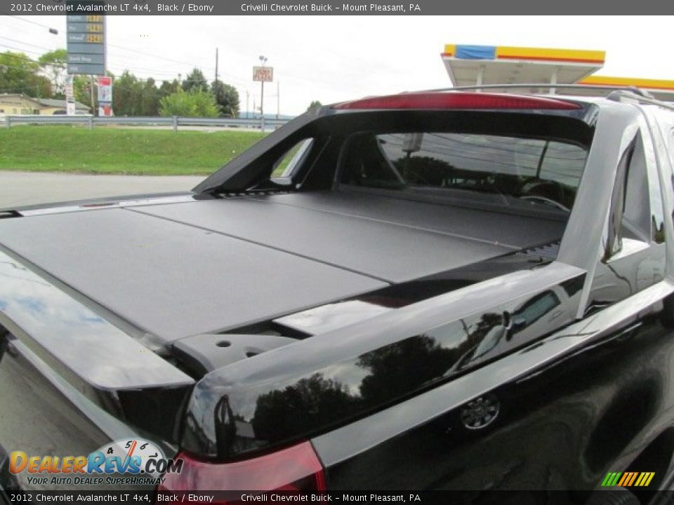 2012 Chevrolet Avalanche LT 4x4 Black / Ebony Photo #11
