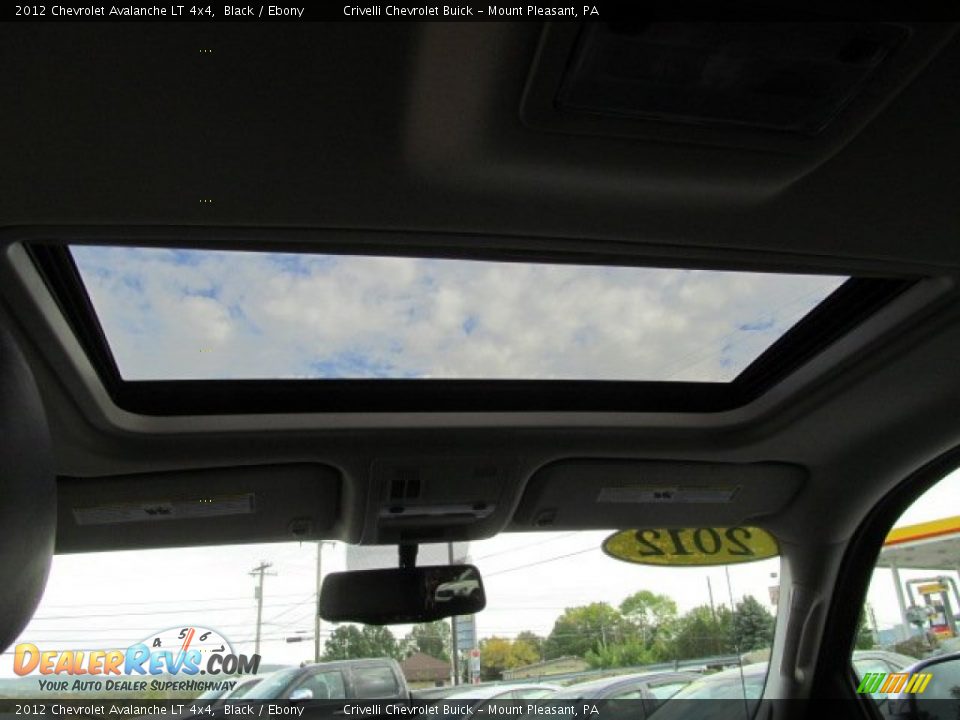 2012 Chevrolet Avalanche LT 4x4 Black / Ebony Photo #18