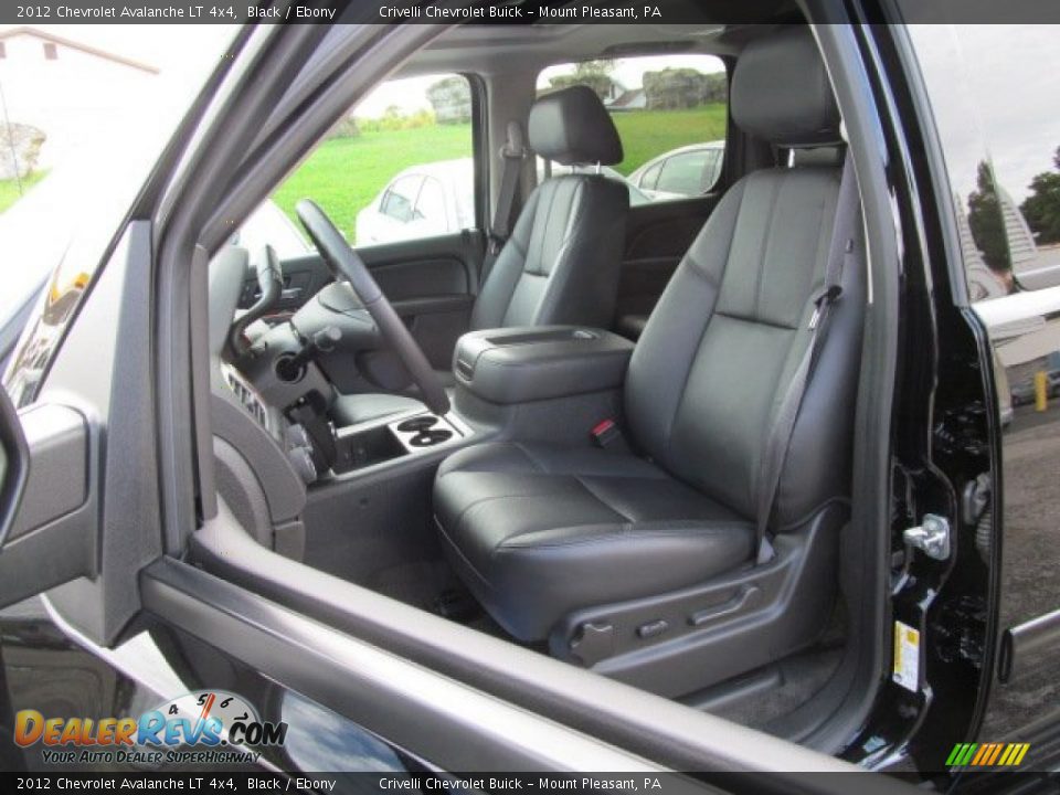 2012 Chevrolet Avalanche LT 4x4 Black / Ebony Photo #19
