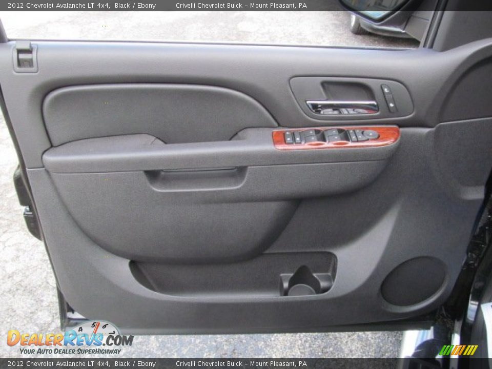 2012 Chevrolet Avalanche LT 4x4 Black / Ebony Photo #24