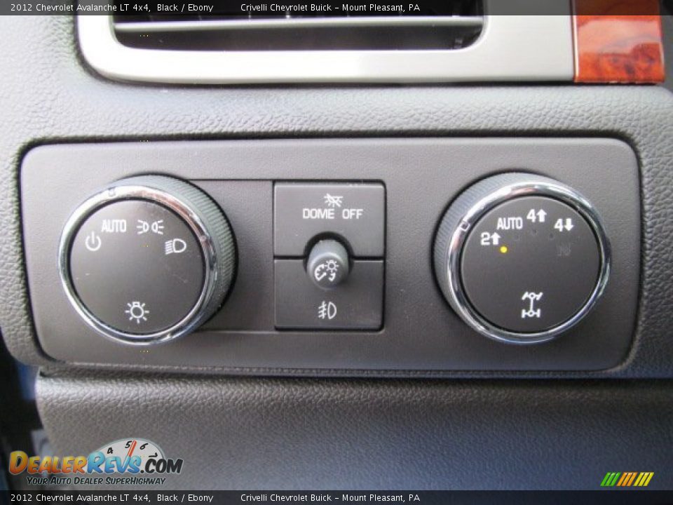 2012 Chevrolet Avalanche LT 4x4 Black / Ebony Photo #27