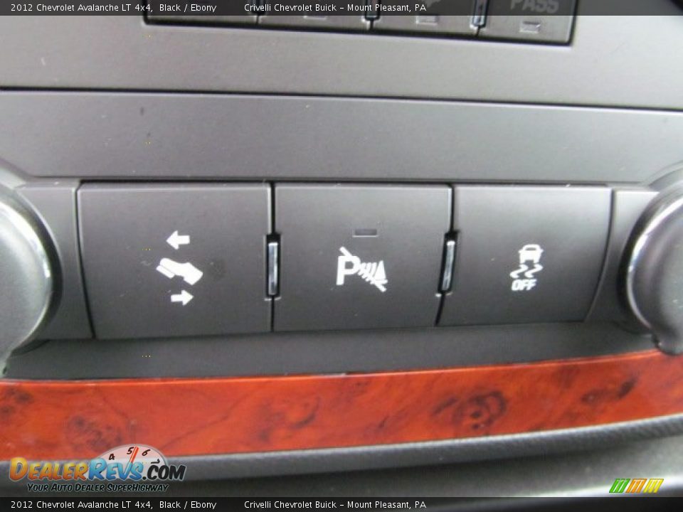 2012 Chevrolet Avalanche LT 4x4 Black / Ebony Photo #32