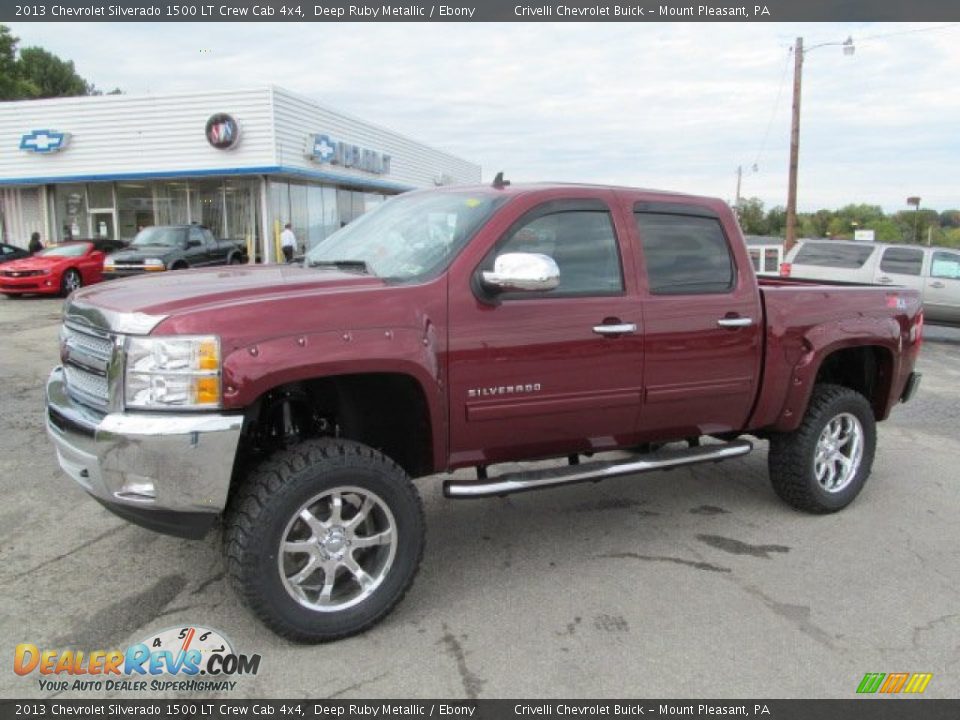 2013 Chevrolet Silverado 1500 LT Crew Cab 4x4 Deep Ruby Metallic / Ebony Photo #1