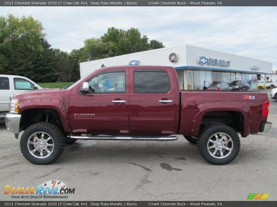 2013 Chevrolet Silverado 1500 LT Crew Cab 4x4 Deep Ruby Metallic / Ebony Photo #2