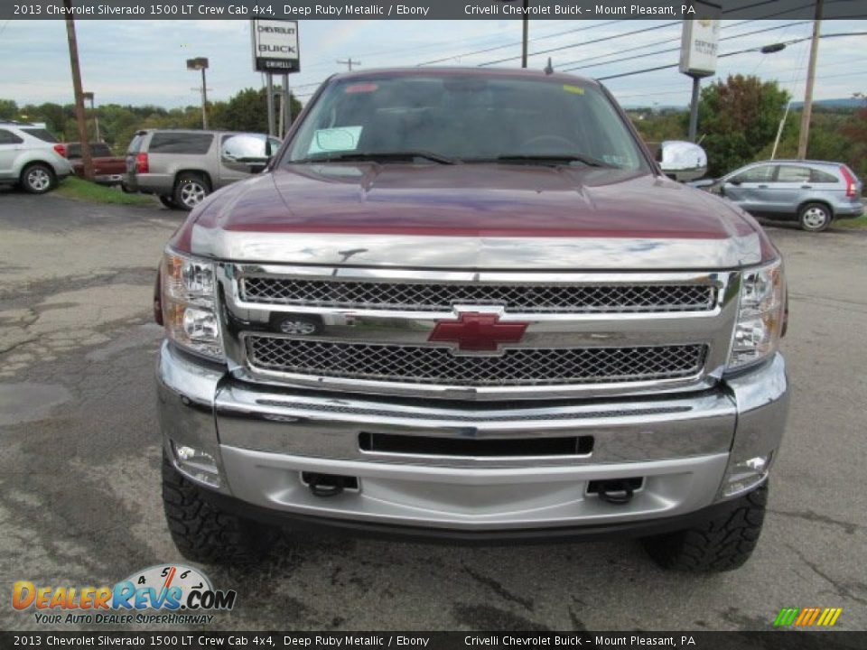 2013 Chevrolet Silverado 1500 LT Crew Cab 4x4 Deep Ruby Metallic / Ebony Photo #3