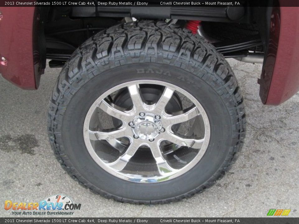 2013 Chevrolet Silverado 1500 LT Crew Cab 4x4 Deep Ruby Metallic / Ebony Photo #4