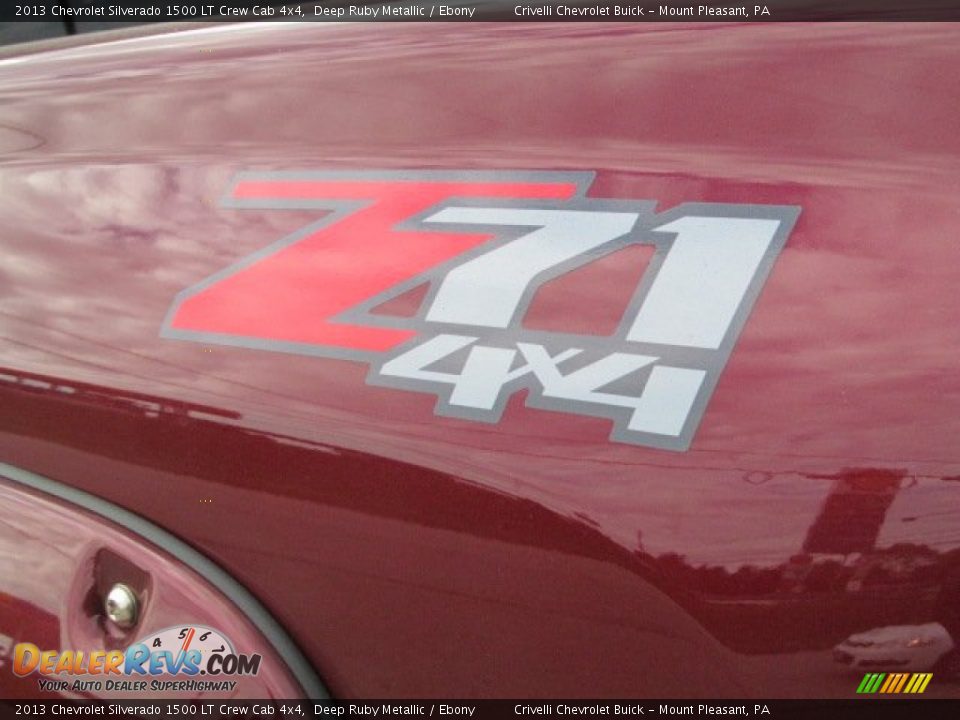 2013 Chevrolet Silverado 1500 LT Crew Cab 4x4 Deep Ruby Metallic / Ebony Photo #6