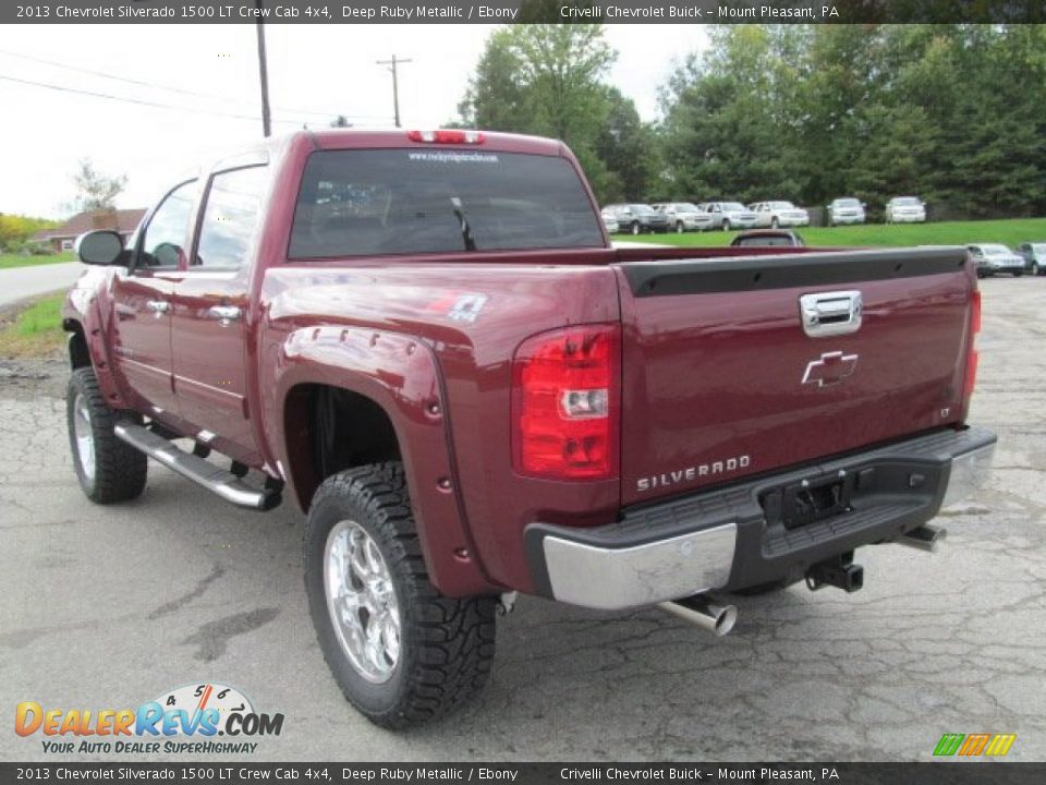 2013 Chevrolet Silverado 1500 LT Crew Cab 4x4 Deep Ruby Metallic / Ebony Photo #7