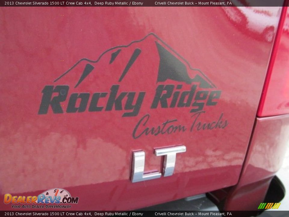 2013 Chevrolet Silverado 1500 LT Crew Cab 4x4 Deep Ruby Metallic / Ebony Photo #9