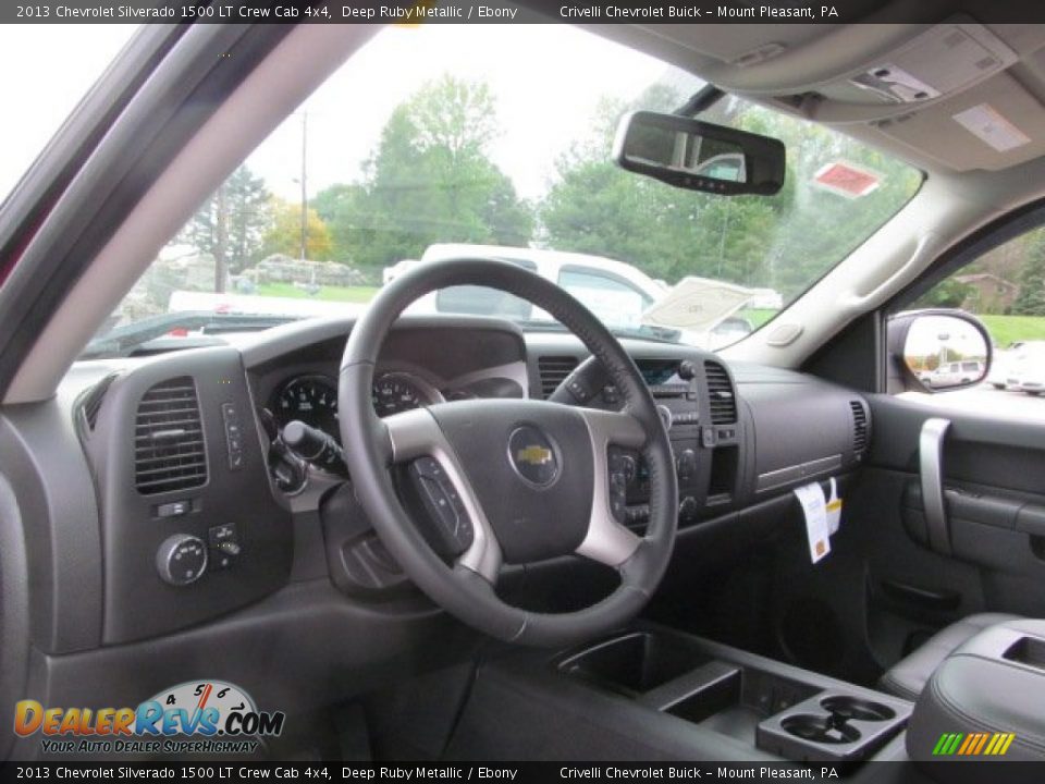 2013 Chevrolet Silverado 1500 LT Crew Cab 4x4 Deep Ruby Metallic / Ebony Photo #17