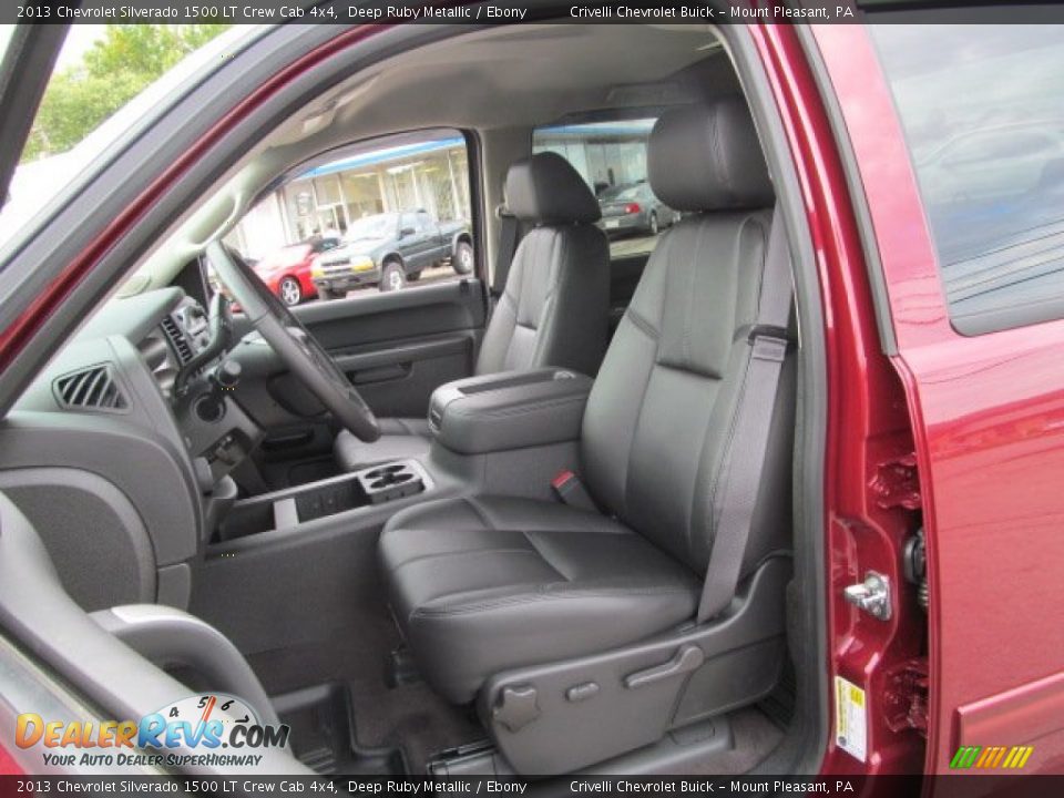 2013 Chevrolet Silverado 1500 LT Crew Cab 4x4 Deep Ruby Metallic / Ebony Photo #18
