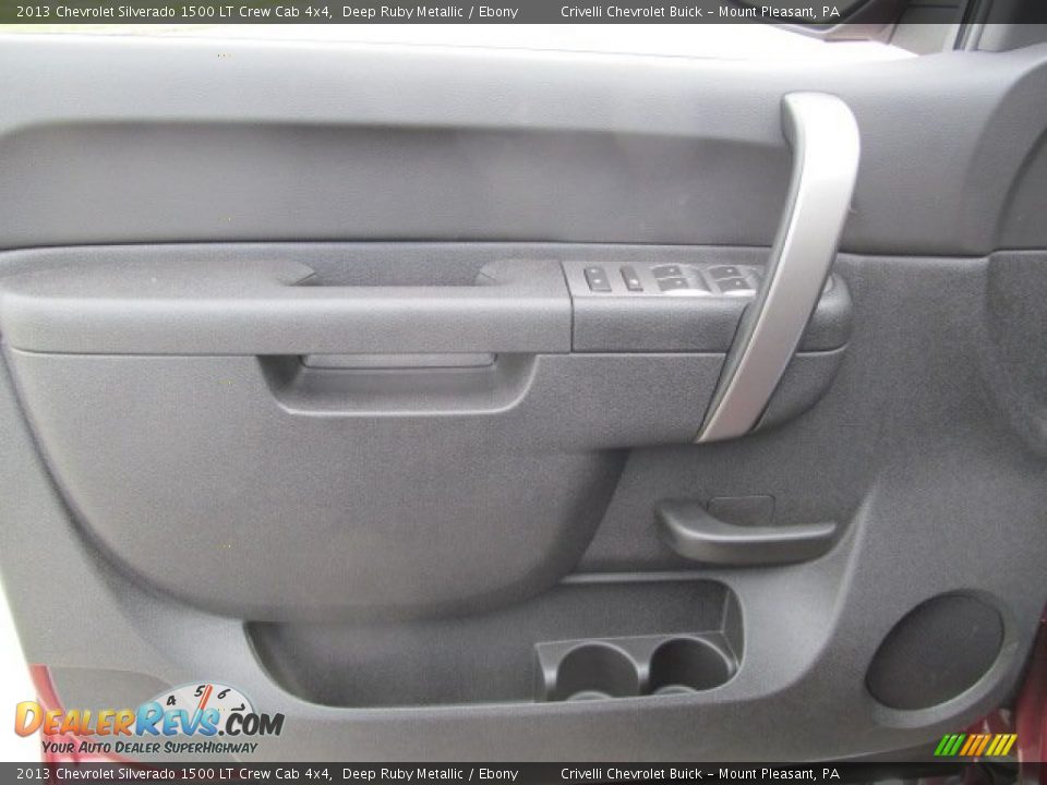 2013 Chevrolet Silverado 1500 LT Crew Cab 4x4 Deep Ruby Metallic / Ebony Photo #21