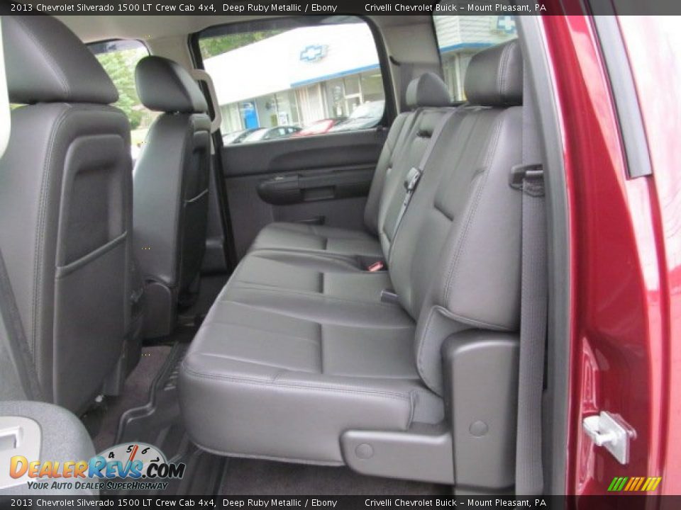 2013 Chevrolet Silverado 1500 LT Crew Cab 4x4 Deep Ruby Metallic / Ebony Photo #29