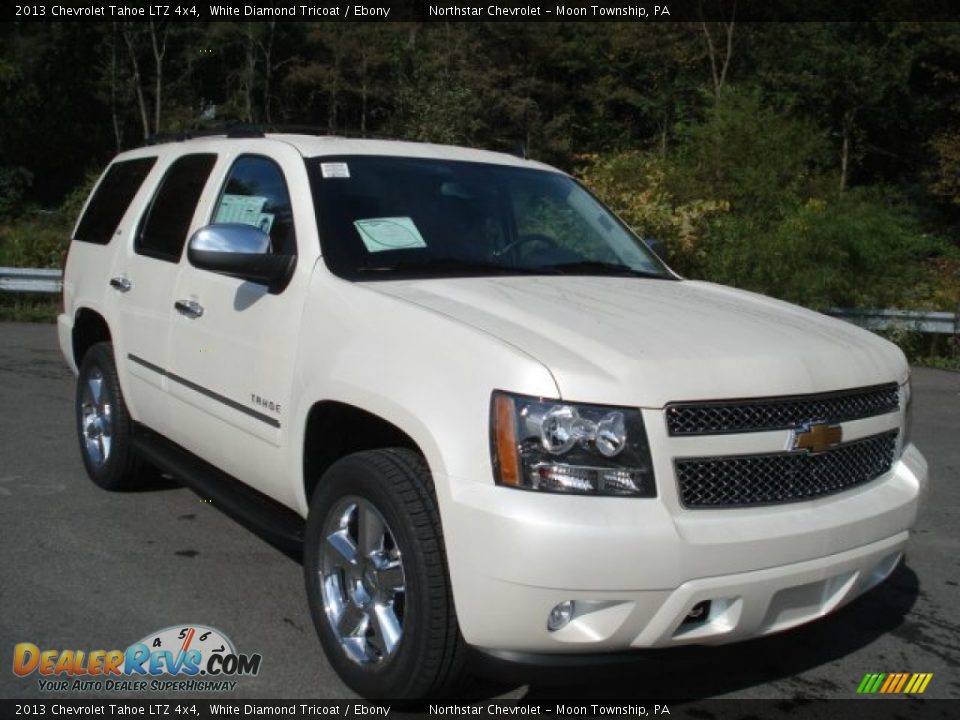 2013 Chevrolet Tahoe LTZ 4x4 White Diamond Tricoat / Ebony Photo #2