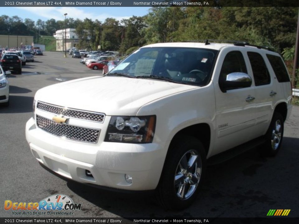 2013 Chevrolet Tahoe LTZ 4x4 White Diamond Tricoat / Ebony Photo #4