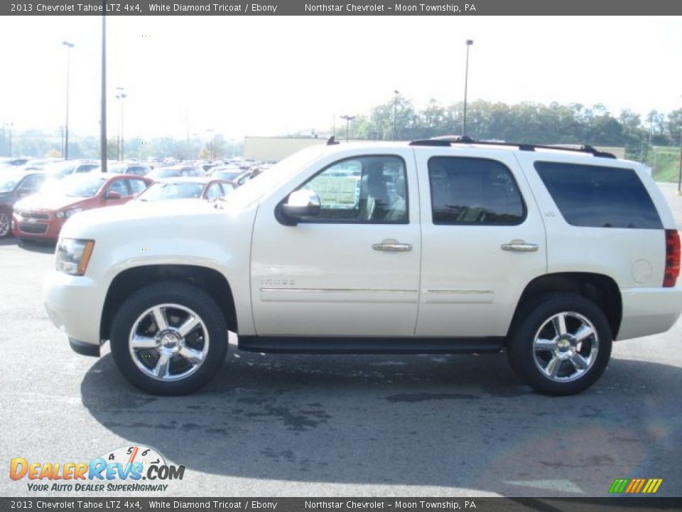 2013 Chevrolet Tahoe LTZ 4x4 White Diamond Tricoat / Ebony Photo #5