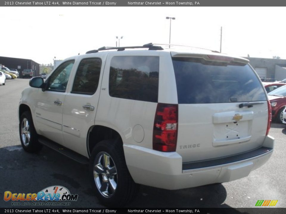2013 Chevrolet Tahoe LTZ 4x4 White Diamond Tricoat / Ebony Photo #6