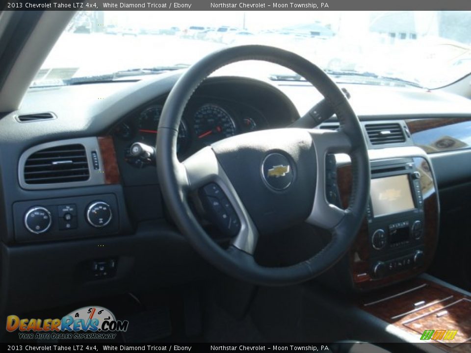 2013 Chevrolet Tahoe LTZ 4x4 White Diamond Tricoat / Ebony Photo #10