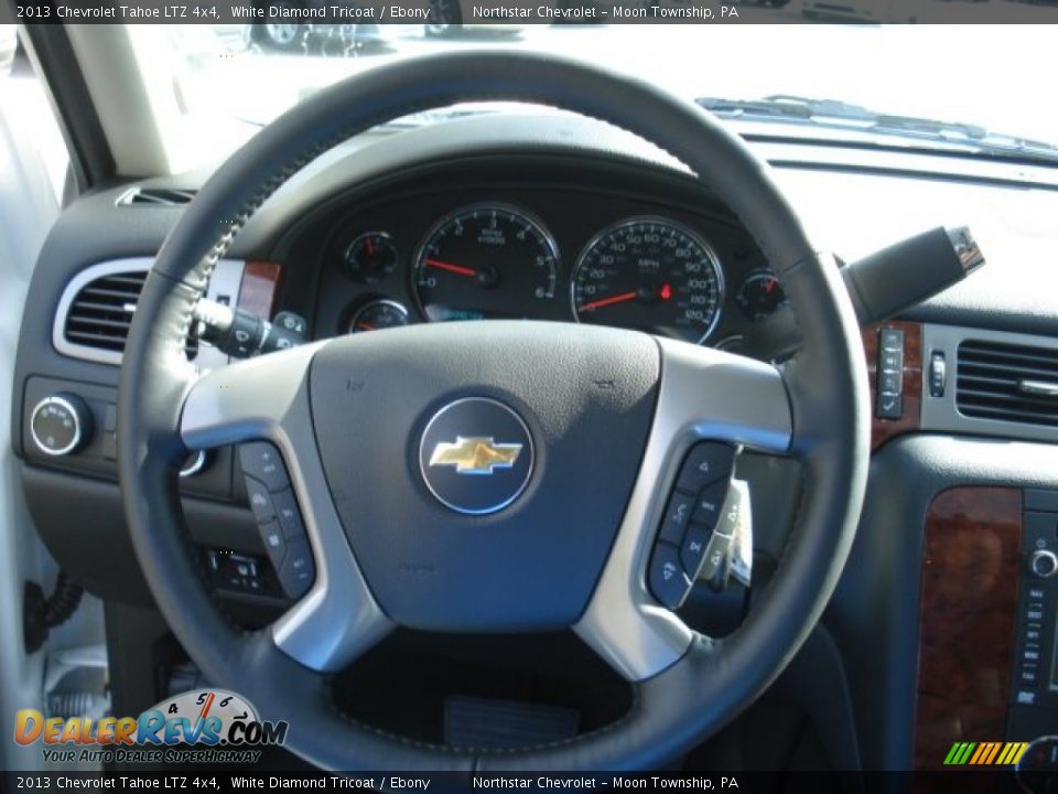 2013 Chevrolet Tahoe LTZ 4x4 White Diamond Tricoat / Ebony Photo #18