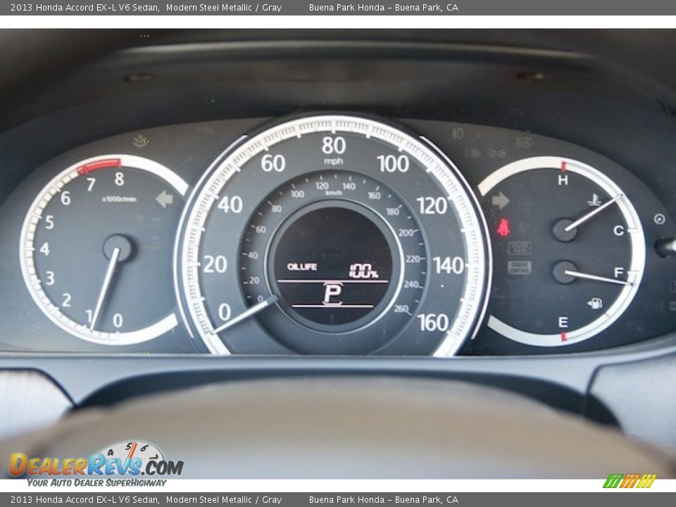 2013 Honda Accord EX-L V6 Sedan Gauges Photo #19