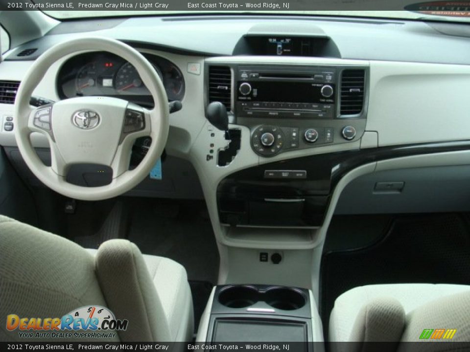 2012 Toyota Sienna LE Predawn Gray Mica / Light Gray Photo #9