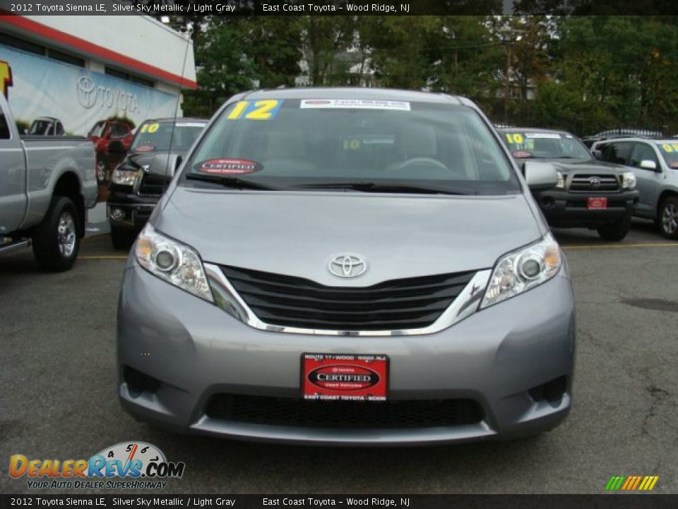 2012 Toyota Sienna LE Silver Sky Metallic / Light Gray Photo #2
