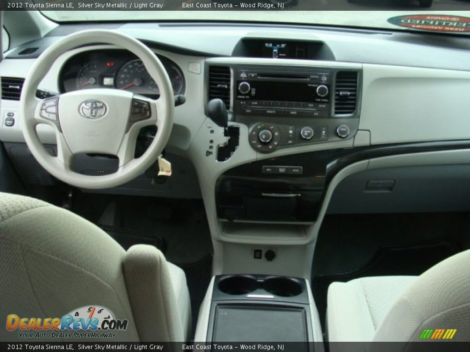 2012 Toyota Sienna LE Silver Sky Metallic / Light Gray Photo #9