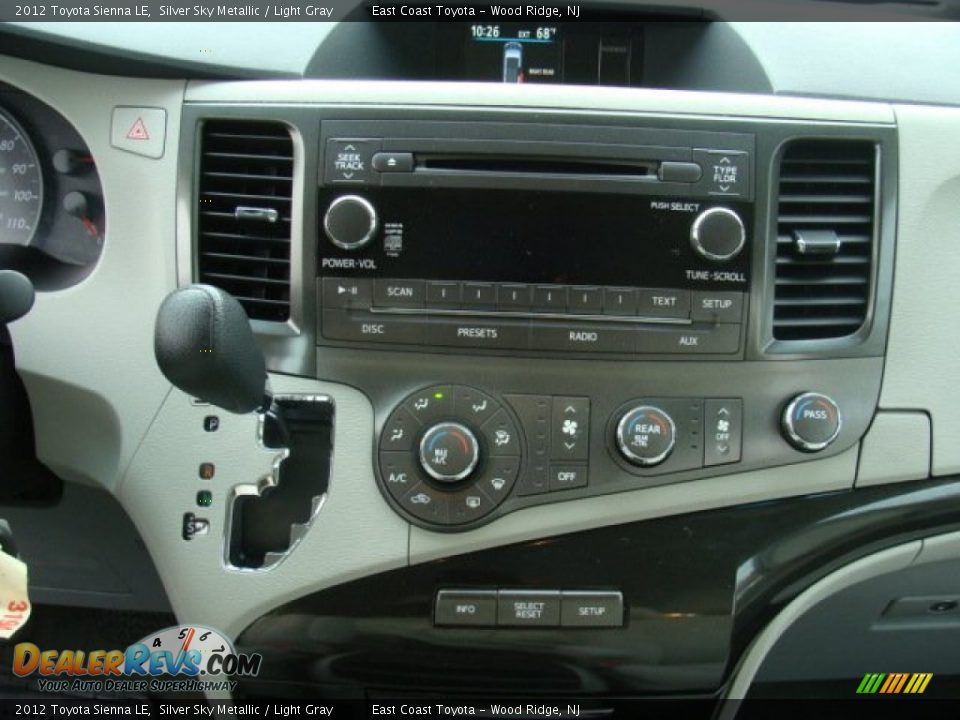 2012 Toyota Sienna LE Silver Sky Metallic / Light Gray Photo #11