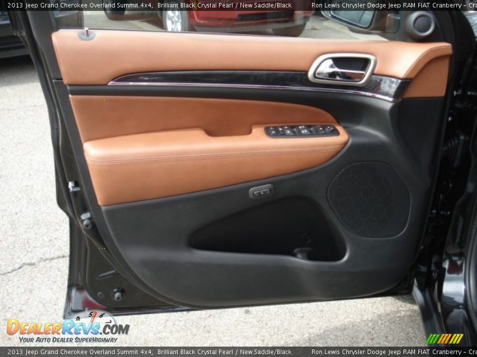 Door Panel of 2013 Jeep Grand Cherokee Overland Summit 4x4 Photo #12