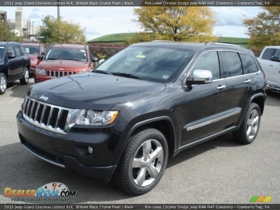 2013 Jeep Grand Cherokee Limited 4x4 Brilliant Black Crystal Pearl / Black Photo #2