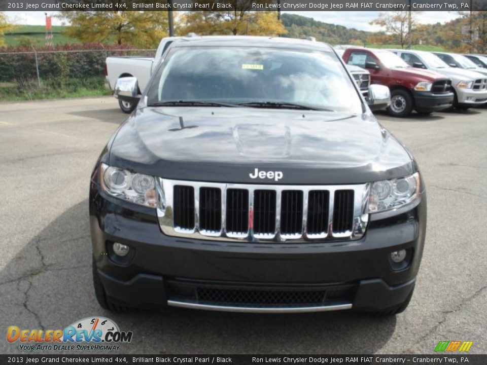 2013 Jeep Grand Cherokee Limited 4x4 Brilliant Black Crystal Pearl / Black Photo #3