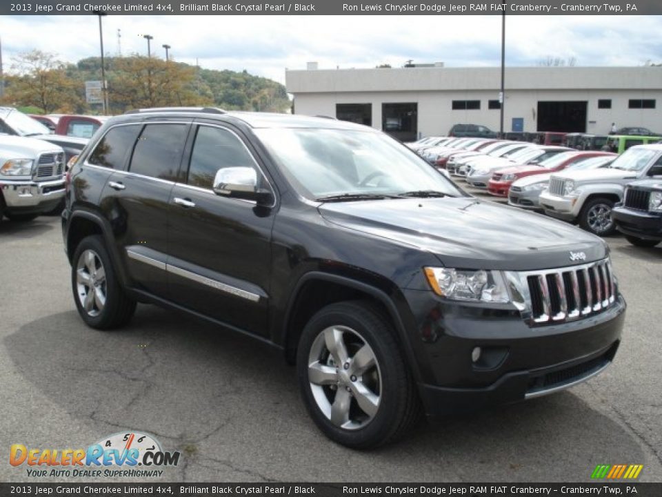 2013 Jeep Grand Cherokee Limited 4x4 Brilliant Black Crystal Pearl / Black Photo #4