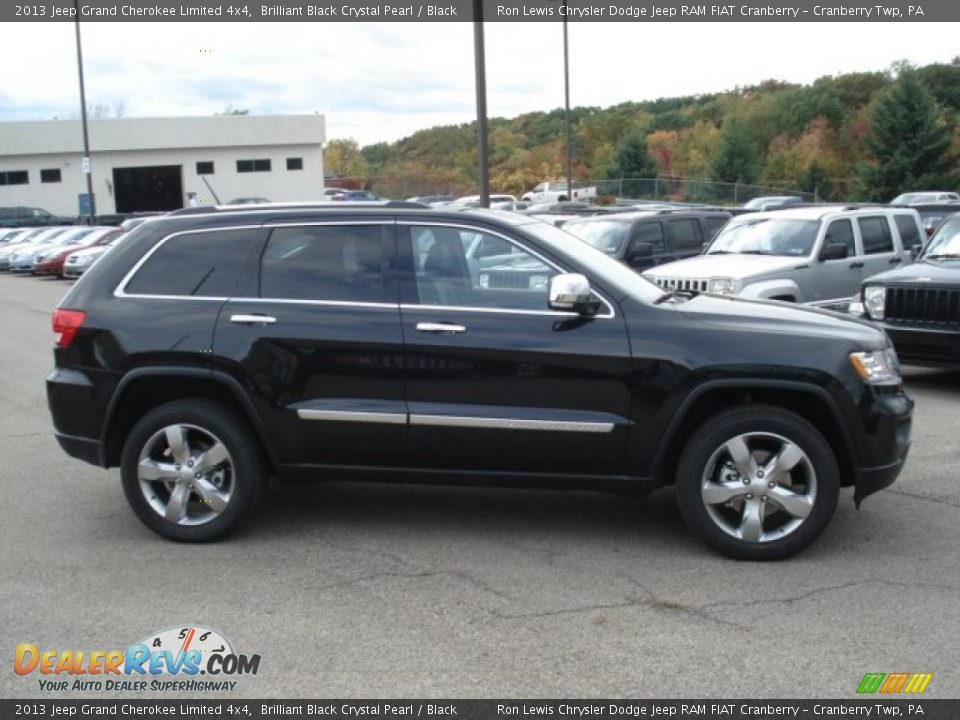 2013 Jeep Grand Cherokee Limited 4x4 Brilliant Black Crystal Pearl / Black Photo #5