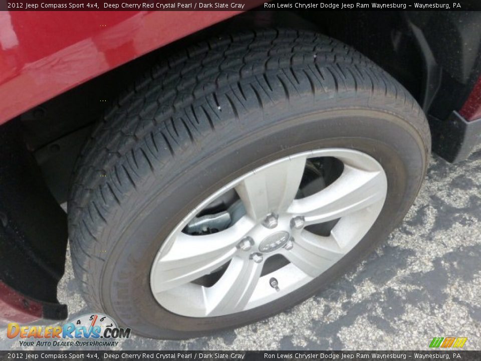 2012 Jeep Compass Sport 4x4 Deep Cherry Red Crystal Pearl / Dark Slate Gray Photo #9