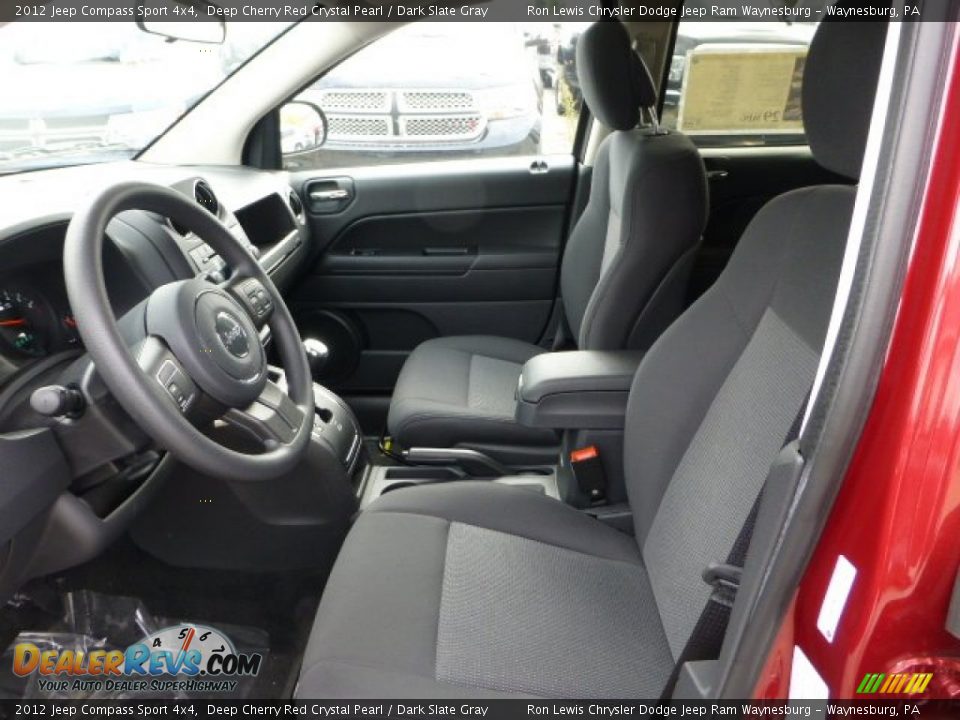 2012 Jeep Compass Sport 4x4 Deep Cherry Red Crystal Pearl / Dark Slate Gray Photo #10