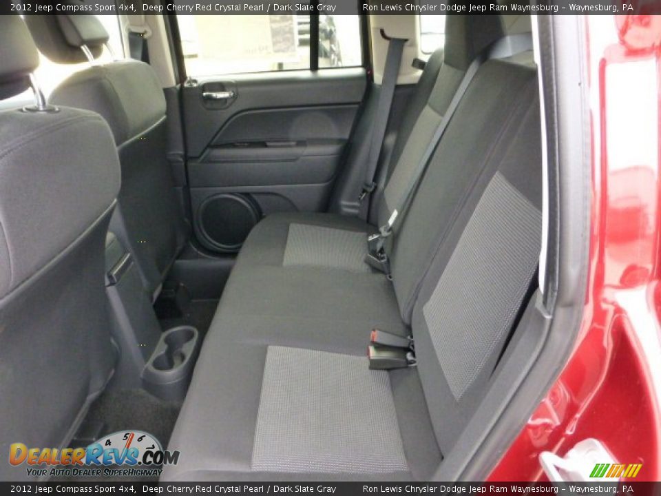 2012 Jeep Compass Sport 4x4 Deep Cherry Red Crystal Pearl / Dark Slate Gray Photo #11