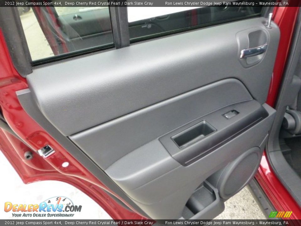 2012 Jeep Compass Sport 4x4 Deep Cherry Red Crystal Pearl / Dark Slate Gray Photo #13
