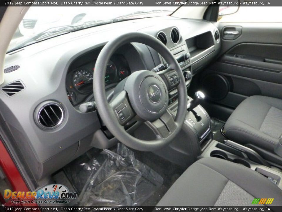 2012 Jeep Compass Sport 4x4 Deep Cherry Red Crystal Pearl / Dark Slate Gray Photo #15
