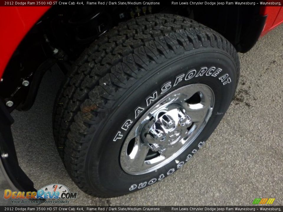 2012 Dodge Ram 3500 HD ST Crew Cab 4x4 Flame Red / Dark Slate/Medium Graystone Photo #9