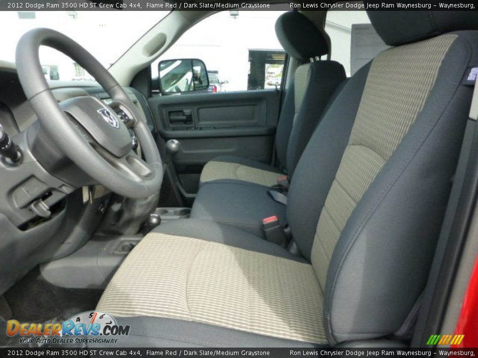 2012 Dodge Ram 3500 HD ST Crew Cab 4x4 Flame Red / Dark Slate/Medium Graystone Photo #11