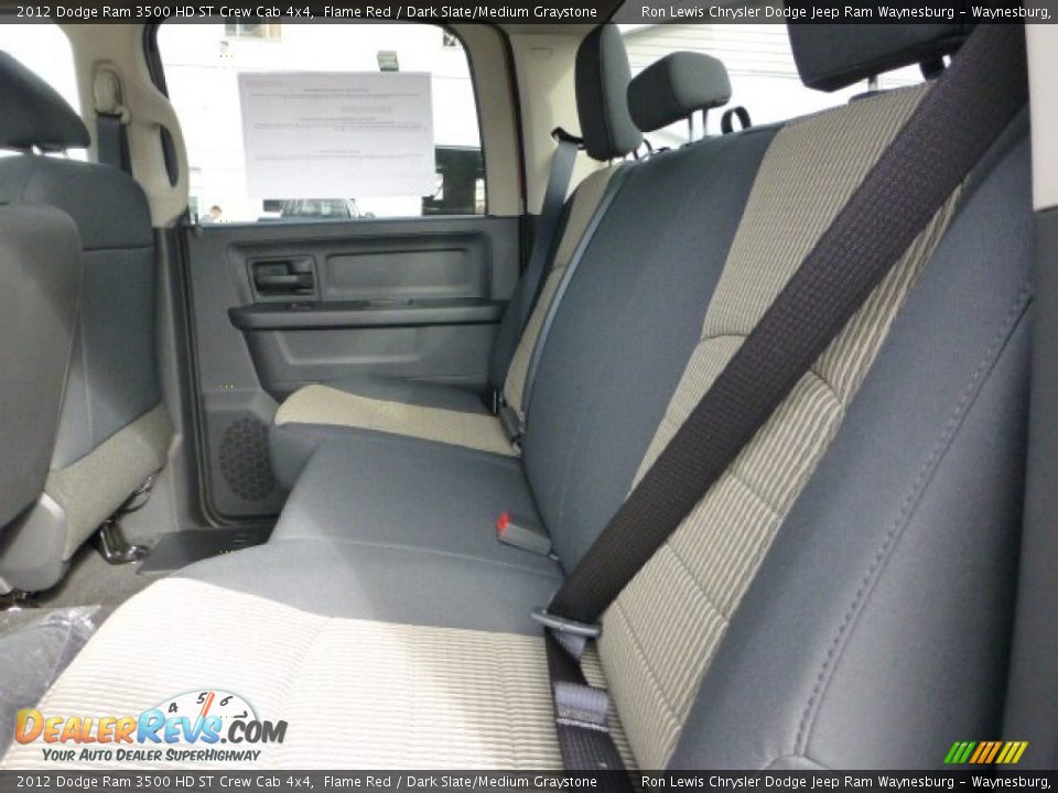 2012 Dodge Ram 3500 HD ST Crew Cab 4x4 Flame Red / Dark Slate/Medium Graystone Photo #12