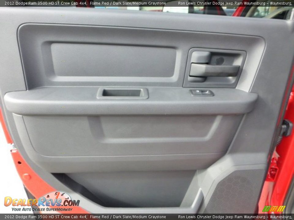 2012 Dodge Ram 3500 HD ST Crew Cab 4x4 Flame Red / Dark Slate/Medium Graystone Photo #14