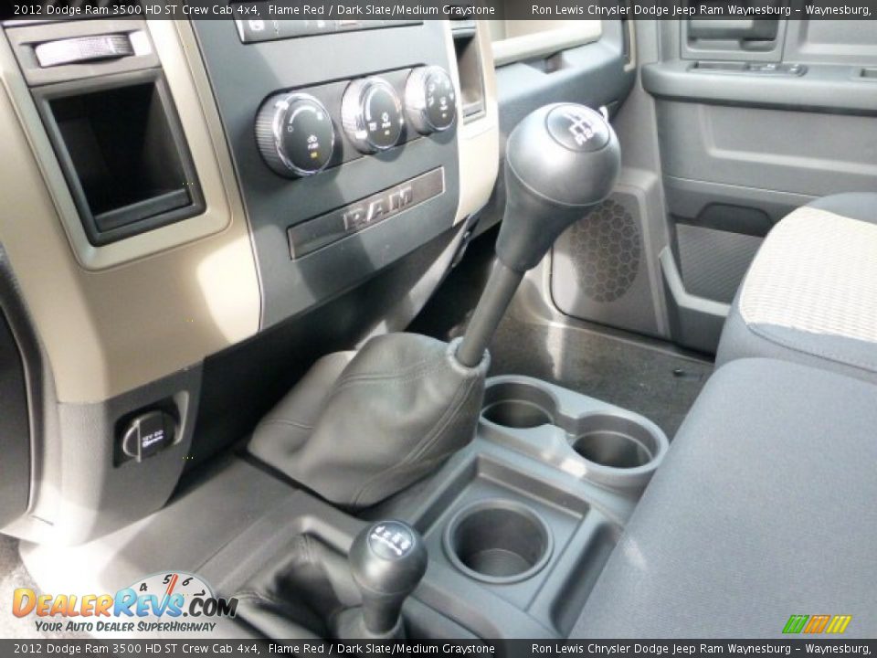 2012 Dodge Ram 3500 HD ST Crew Cab 4x4 Flame Red / Dark Slate/Medium Graystone Photo #17