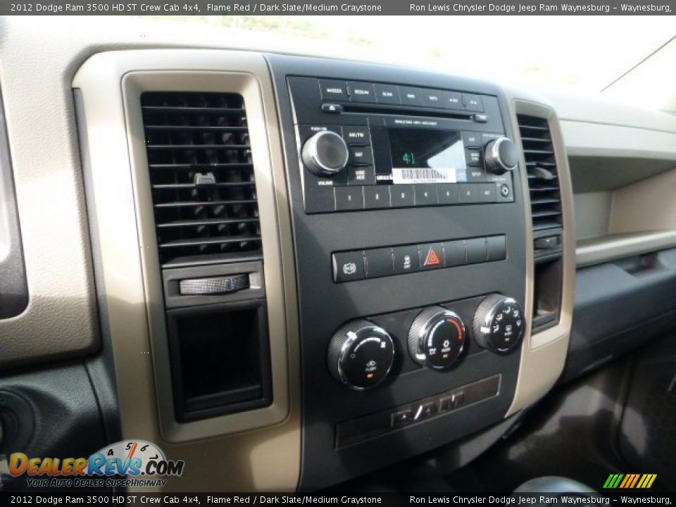 2012 Dodge Ram 3500 HD ST Crew Cab 4x4 Flame Red / Dark Slate/Medium Graystone Photo #18
