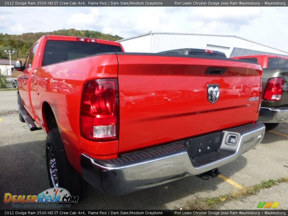 2012 Dodge Ram 3500 HD ST Crew Cab 4x4 Flame Red / Dark Slate/Medium Graystone Photo #2