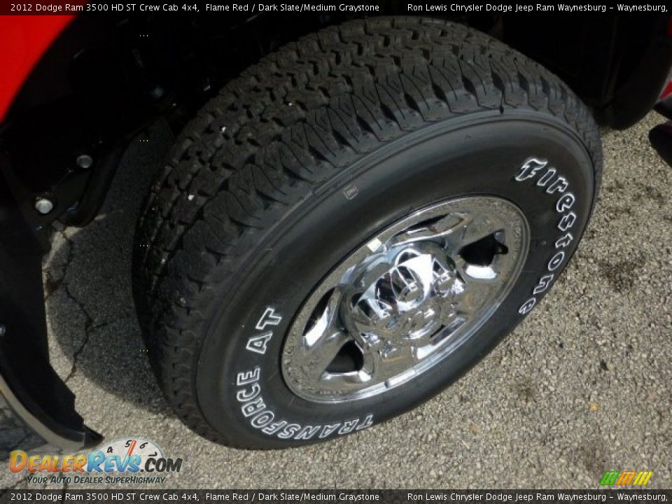 2012 Dodge Ram 3500 HD ST Crew Cab 4x4 Flame Red / Dark Slate/Medium Graystone Photo #7