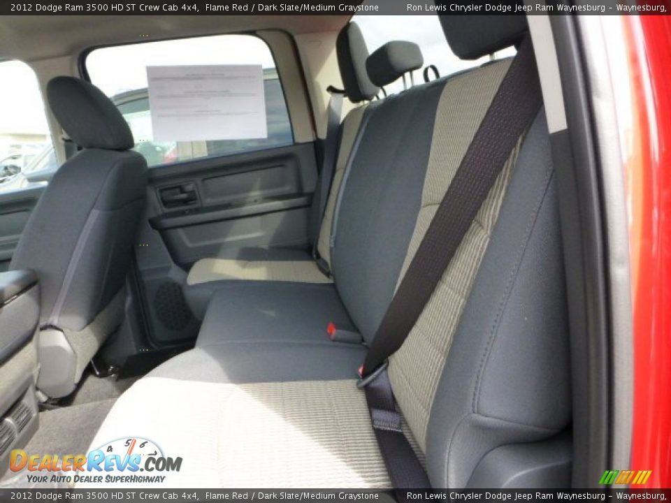 2012 Dodge Ram 3500 HD ST Crew Cab 4x4 Flame Red / Dark Slate/Medium Graystone Photo #11