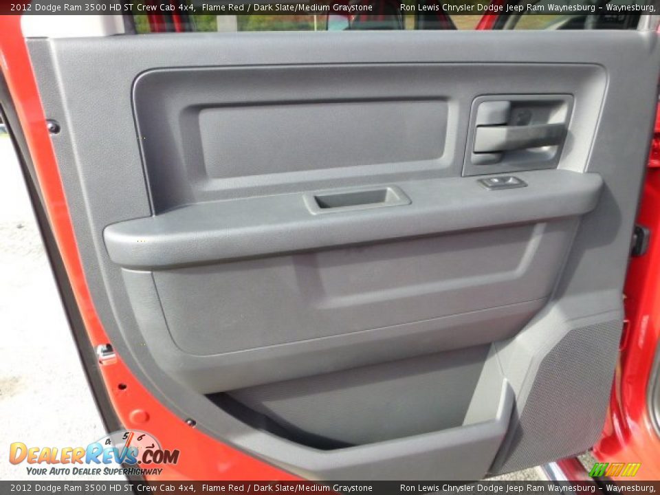 2012 Dodge Ram 3500 HD ST Crew Cab 4x4 Flame Red / Dark Slate/Medium Graystone Photo #13
