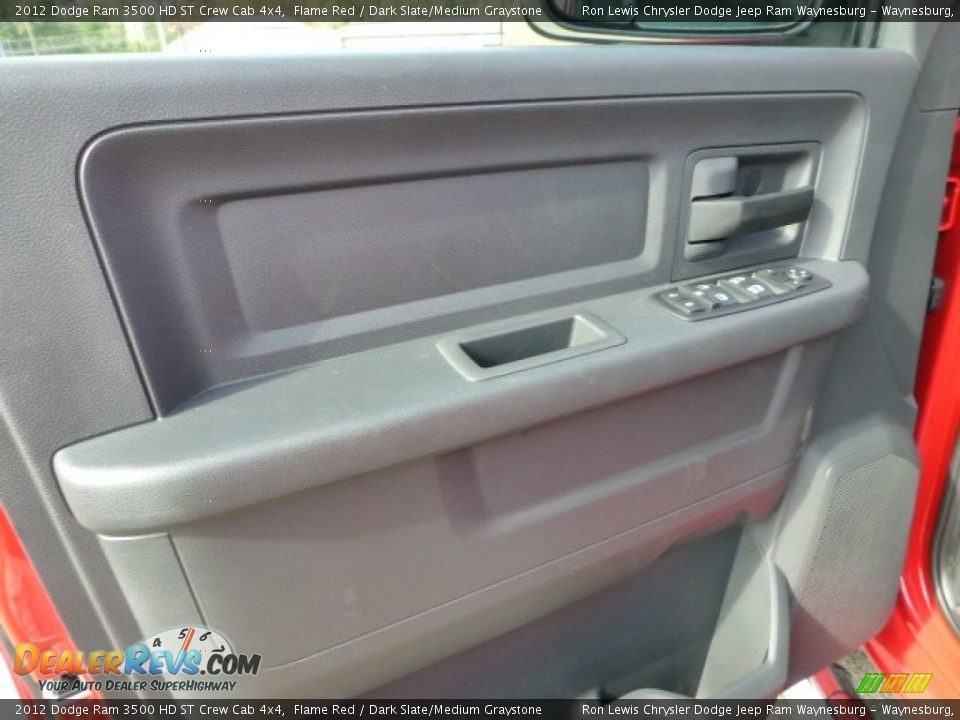 2012 Dodge Ram 3500 HD ST Crew Cab 4x4 Flame Red / Dark Slate/Medium Graystone Photo #14